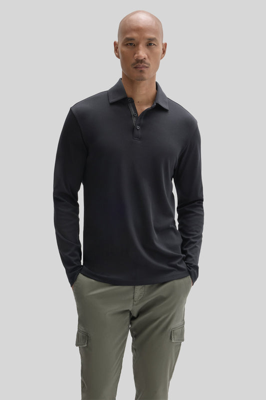 The Barakett Long Sleeve Herringbone Polo | Robert Barakett Value