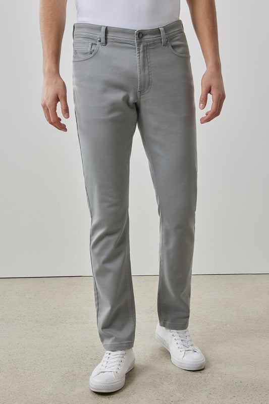 Linear Stretch Pant in Light Grey | Robert Barakett Exclusive