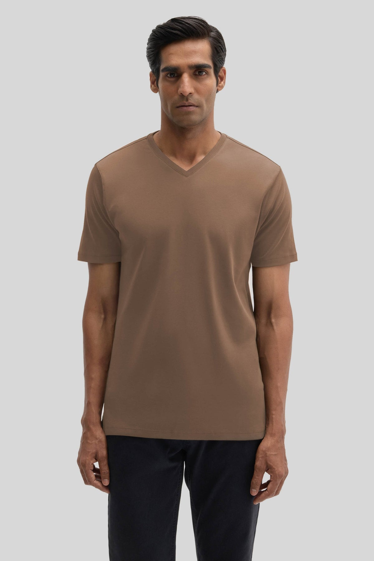 Men's Pima Cotton The Barakett V in Pottery | Robert Barakett Trending