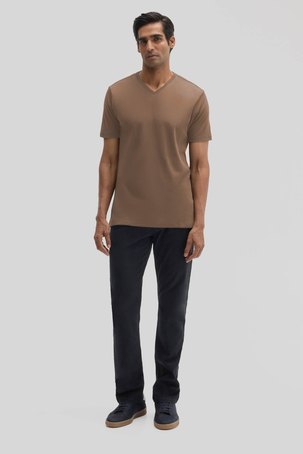 Men's Pima Cotton The Barakett V in Pottery | Robert Barakett Trending